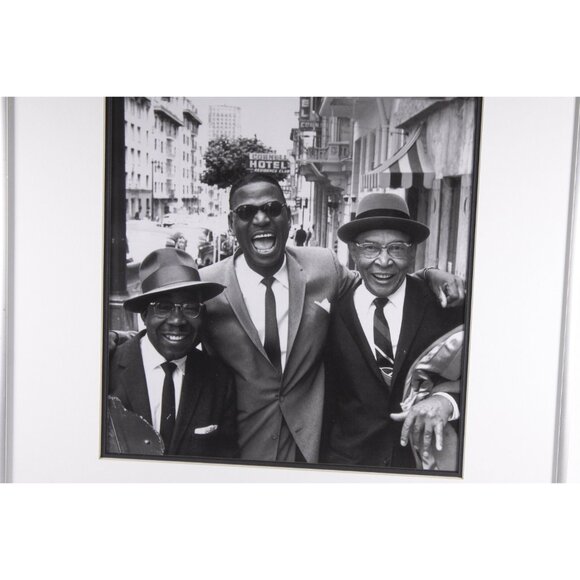 Vintage William Claxton framed print Earl ‘Fatha’ Hines All Stars Jazz photo - Picture 8 of 9